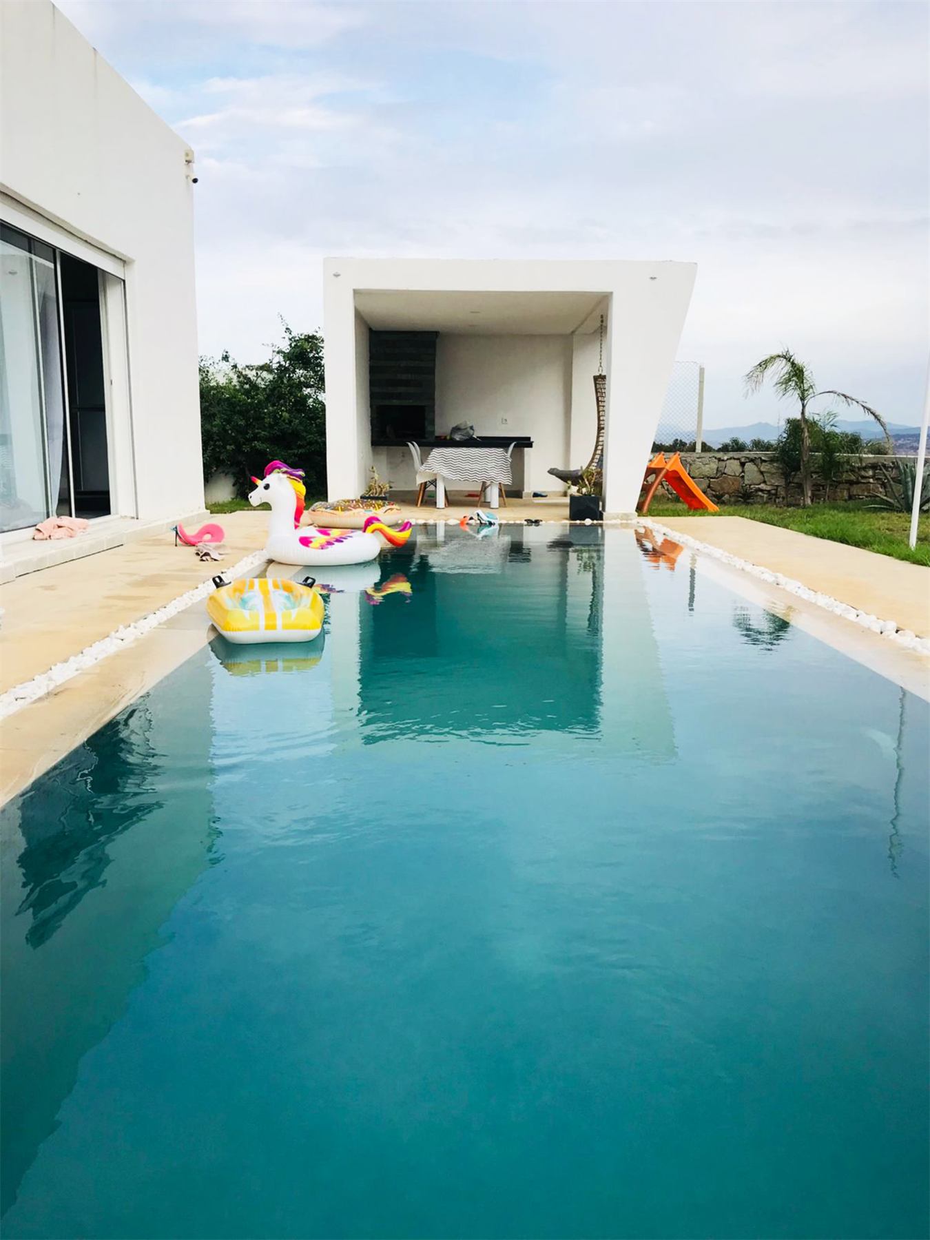 Pool and terrace at Villa La Belle Vue.